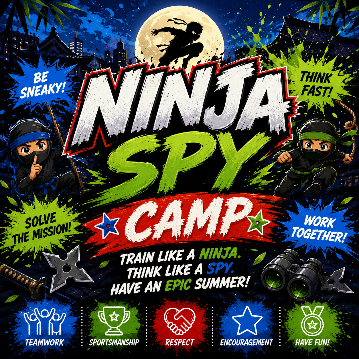 Ninja Spy Camp